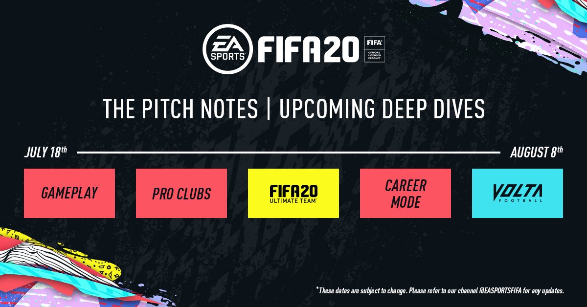 fifa 20 pitch notes